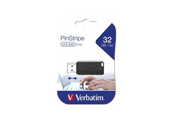 Ֆլեշ հիշողության սարք Verbatim pinstripe usb 2.0, 32GB 30712