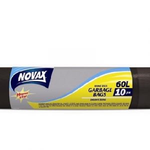 Աղբի պոլիէթիլենային տոպրակներ Novax 60լ, 10հատ 20207