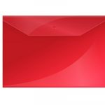 Թղթապանակ կոճգամով OfficeSpace A4, կարմիր,13238