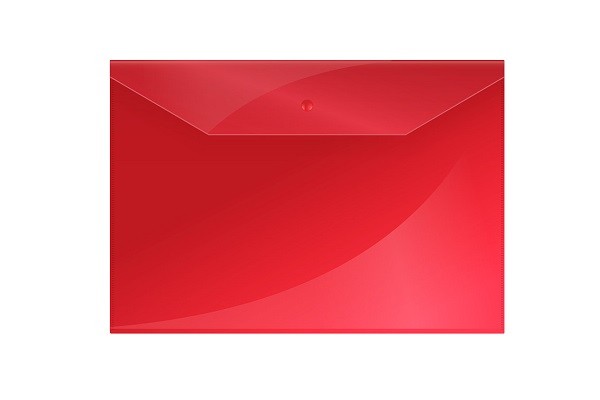 Թղթապանակ կոճգամով OfficeSpace A4, կարմիր,13238
