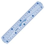 Քանոն Maped, պլաստիկ, բռնակով, 20սմ 12610