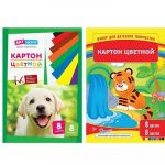 Գունավոր կարտոն ArtSpace 8գր. 8թերթ 10307