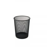 Գրասենյակային մետաղյա աղբաման 6լ, սև 20114