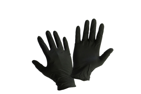 Միանգամյա ձեռնոցներ Nitryl սև S, 100հատ 21519