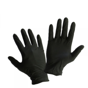 Միանգամյա ձեռնոցներ Nitryl սև L, 100հատ 21520