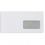 Ծրար սպիտակ 115х225մմ, պատուհանով, ինքնասոսնձվող 11009