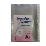 Պոլիէթիլ. ֆայլ A4, 70 միկրոն, 100 հատ 12804