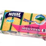 Սպասքի լվացման սպունգ NOVAX, 5հատ 21801