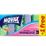 Սպասքի լվացման սպունգ NOVAX, 5հատ 21806