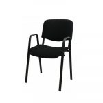 Անշարժ աթոռ IZO Arm սև, բարձր թևով 50130