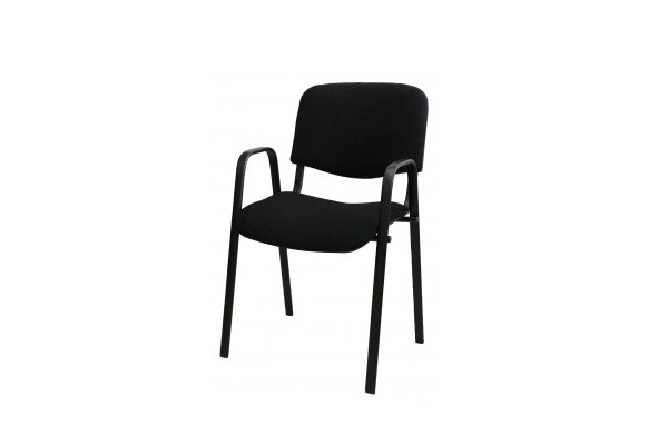 Անշարժ աթոռ IZO Arm սև, բարձր թևով 50130
