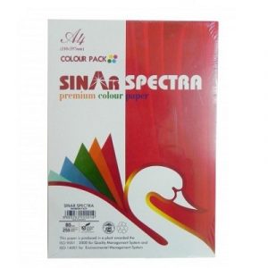Թուղթ գունավոր Sinar Spectra 80գր.A4 100թ. 5գույն 10310