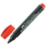 Մարկեր Faber Castell պերմանենտ կարմիր 13711