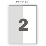 Ինքնասոսնձվող թուղթ А4, 2 մասից, 210х148մմ 12213