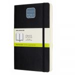 Օրատետր Moleskine A5 classic, 13x21, 400թ․, տողանի, փափուկ կազմ,  էլաստիկ էջեր, սև
