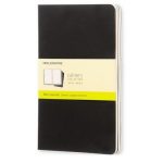 Օրատետր Moleskine A5 chair, 3 հատ, 13×21, 80թ․,տողանի-փափուկ կազմ, սև