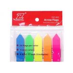 Էջանիշ պլաստիկ, 5 նեոնային գույն, 25-ական էջ 13330