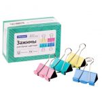 Թղթի սեղմակ OfficeSpace, 41մմ, գունավոր, 12 հատ 12443