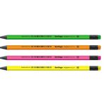 Մատիտ Berlingo elexyneon HB, ռետինով, սև 13624