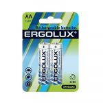 Մարտկոց ERGOLUX AA 1.5V, 2700mAh, լիցքավորվող, 2հատ, 14434