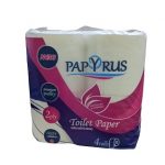 Զուգարանի թուղթ Papyrus, երկշերտ, 4հատ 22130