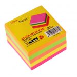 Թղթեր նշումների համար, կպչուն, 5 գույն, 76մմx76մմ,400հատ 13349