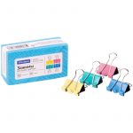 Թղթի սեղմակ OfficeSpace, 25մմ, գունավոր, 12 հատ 12452