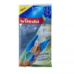 Տնտեսական ձեռնոցներ Vileda L, Comfort & Care, ռետինե 21544