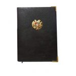 Պլանշետ պապկա A4 զինանշանով, կաշվե 12325