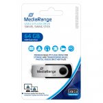 Ֆլեշ հիշողության սարք MediaRange USB 2.0 Flash Drive 64GB 30731