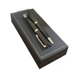 Գրիչ գնդիկավոր նվեր տուփով, 2 հատ,արծաթագույն 13182