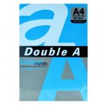Թուղթ գունավոր Double A A4, կապույտ, 100թ. 80գր 10350