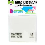 Թղթեր նշումների համար թափանցիկ, կպչուն, 76մմx76մմ,50հատ 13355