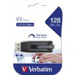 Ֆլեշ հիշողություն սարք Verbatim USB 3.0 Flash Drive V3 128GB Grey 30729