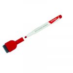 Մարկեր Berlingo գրատախտակի մագնիս+ջնջոց, 2մմ, կարմիր 13894