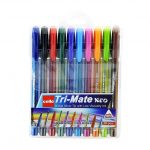 Գունավոր գրիչներ գնդիկավոր Tri Mate 10գույն 13287