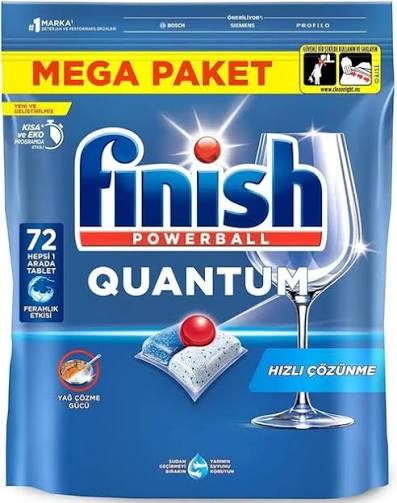 images Սպասք լվացող հաբ Finish Quantum 72 հատ 21751 - Image 1