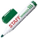 Մարկեր Staff գրատախտակի, 3մմ, կանաչ 13982